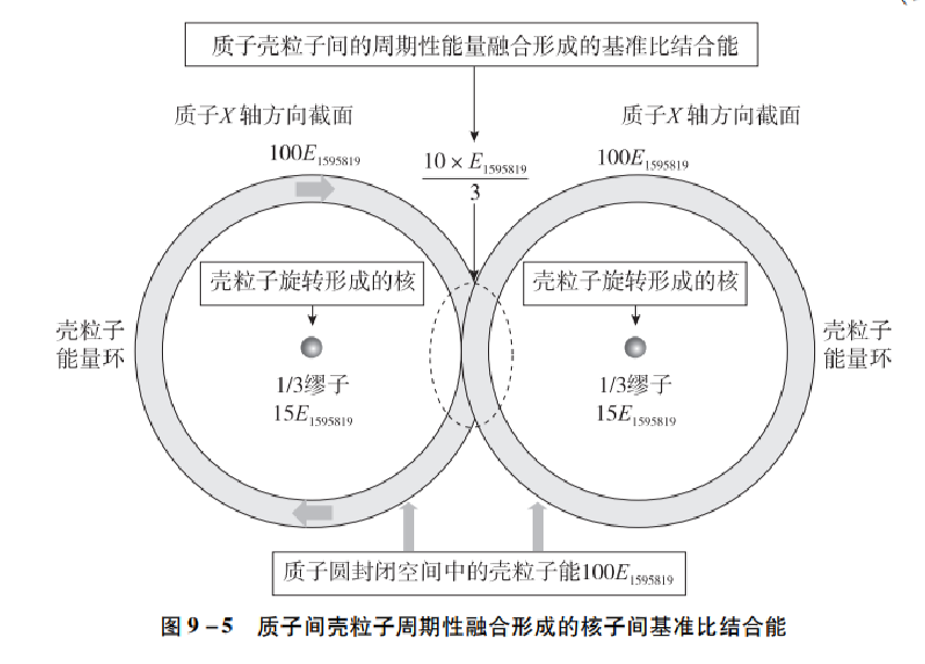 由质子、中子构成的多核子原子核内部依然保持着1193循环周期示意图